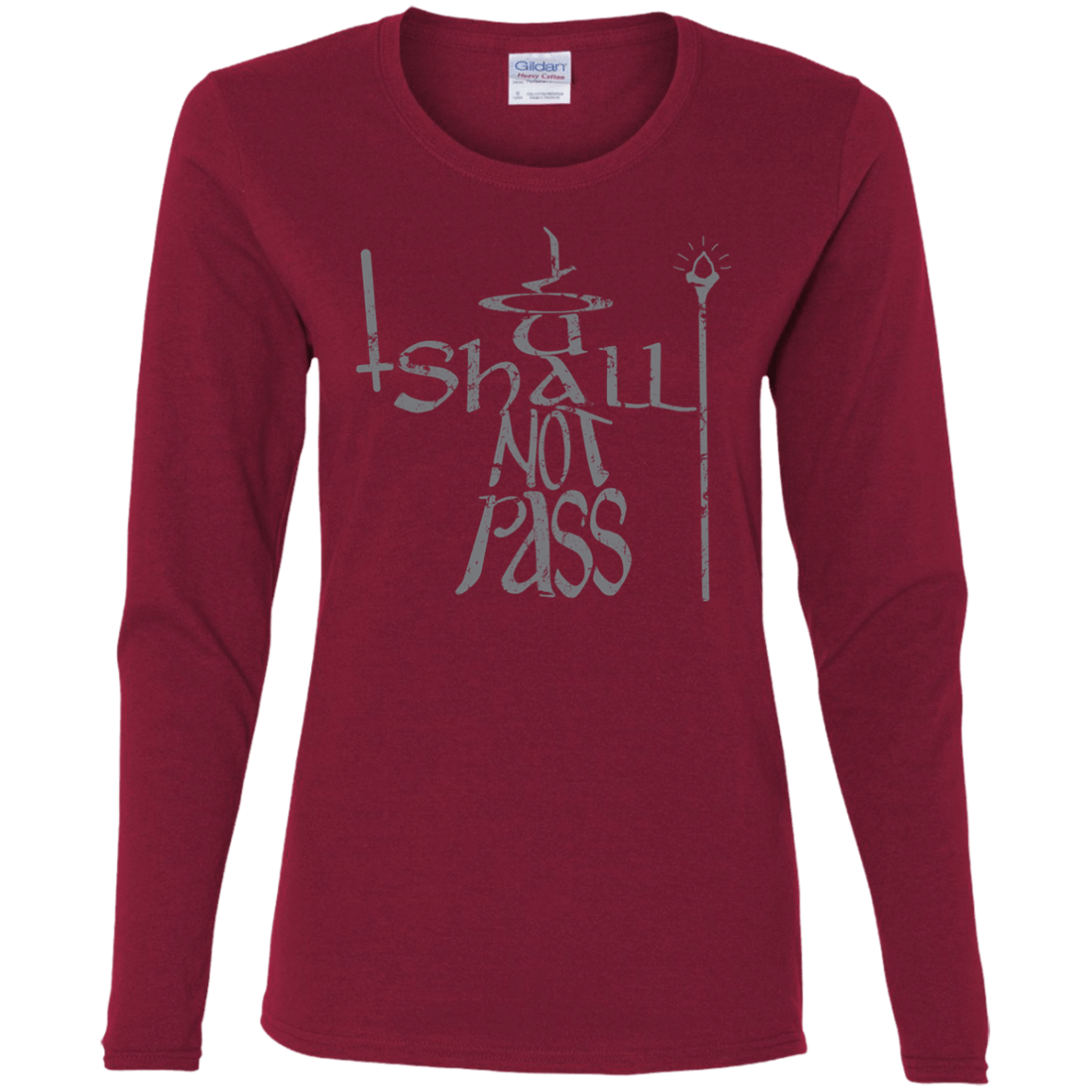 T-Shirts Cardinal / S You Shall Not Pass Women's Long Sleeve T-Shirt