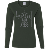 T-Shirts Forest / S You Shall Not Pass Women's Long Sleeve T-Shirt