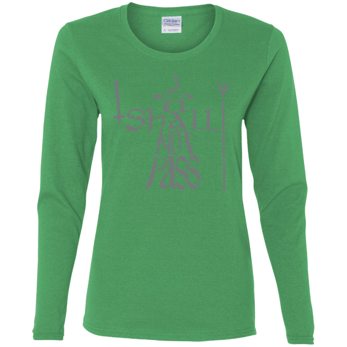 T-Shirts Irish Green / S You Shall Not Pass Women's Long Sleeve T-Shirt