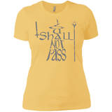 T-Shirts Banana Cream/ / X-Small You Shall Not Pass Women's Premium T-Shirt