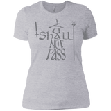 T-Shirts Heather Grey / X-Small You Shall Not Pass Women's Premium T-Shirt