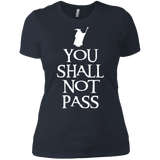 T-Shirts Indigo / X-Small You shall not pass Women's Premium T-Shirt