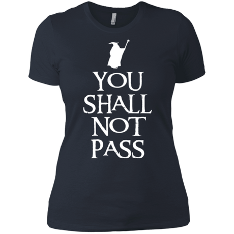 T-Shirts Indigo / X-Small You shall not pass Women's Premium T-Shirt