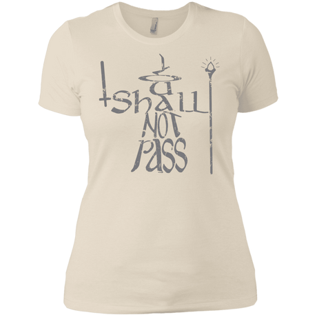 T-Shirts Ivory/ / X-Small You Shall Not Pass Women's Premium T-Shirt