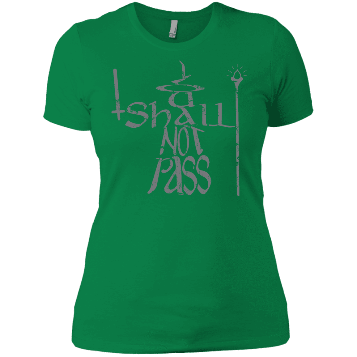 T-Shirts Kelly Green / X-Small You Shall Not Pass Women's Premium T-Shirt