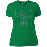 T-Shirts Kelly Green / X-Small You Shall Not Pass Women's Premium T-Shirt