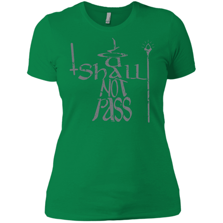T-Shirts Kelly Green / X-Small You Shall Not Pass Women's Premium T-Shirt