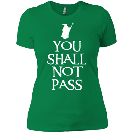 T-Shirts Kelly Green / X-Small You shall not pass Women's Premium T-Shirt