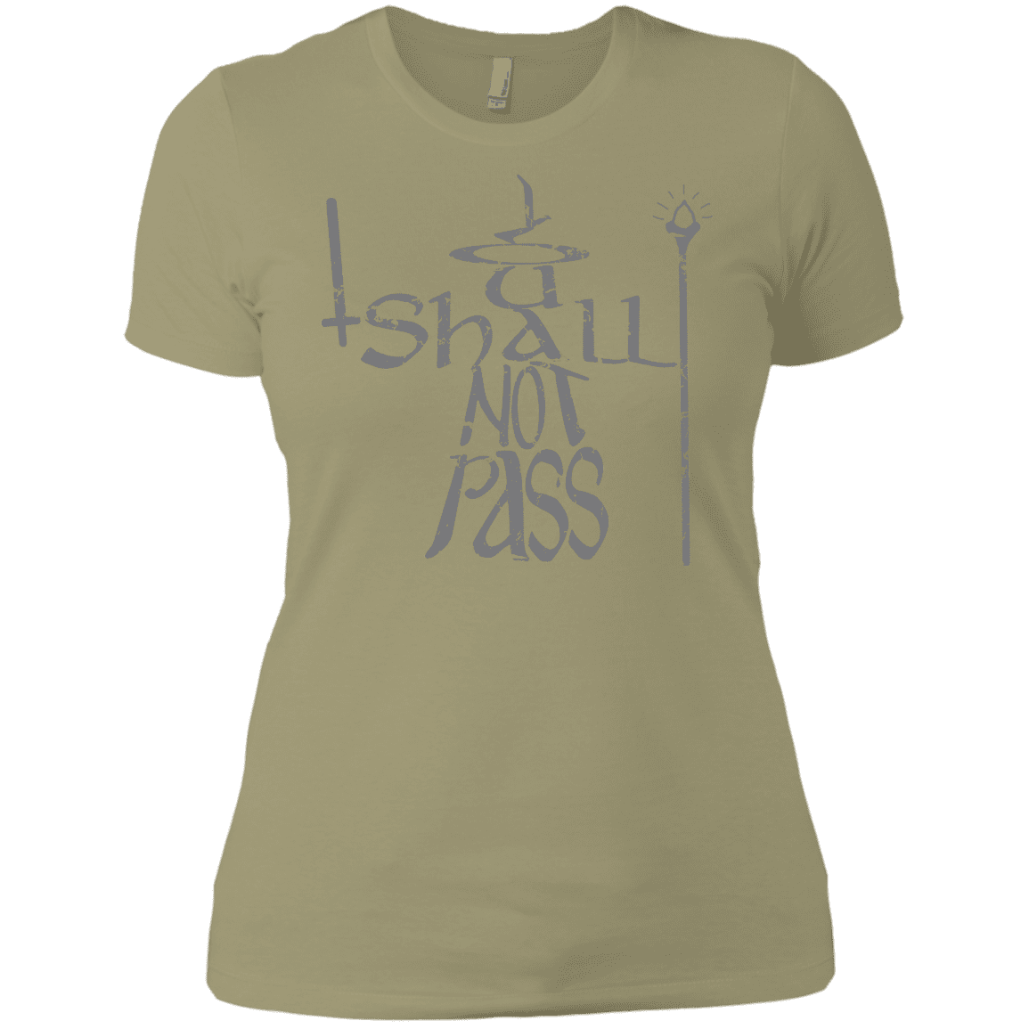 T-Shirts Light Olive / X-Small You Shall Not Pass Women's Premium T-Shirt