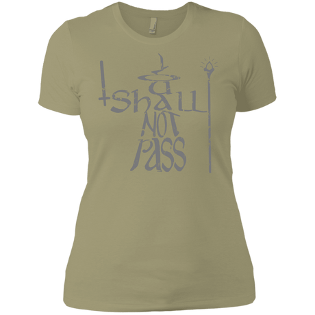 T-Shirts Light Olive / X-Small You Shall Not Pass Women's Premium T-Shirt