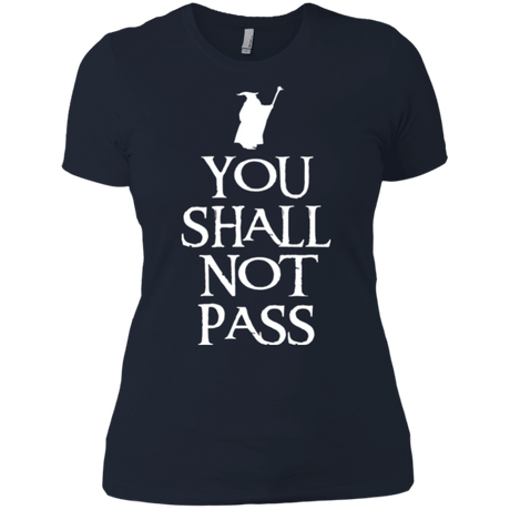 T-Shirts Midnight Navy / X-Small You shall not pass Women's Premium T-Shirt