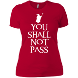T-Shirts Red / X-Small You shall not pass Women's Premium T-Shirt