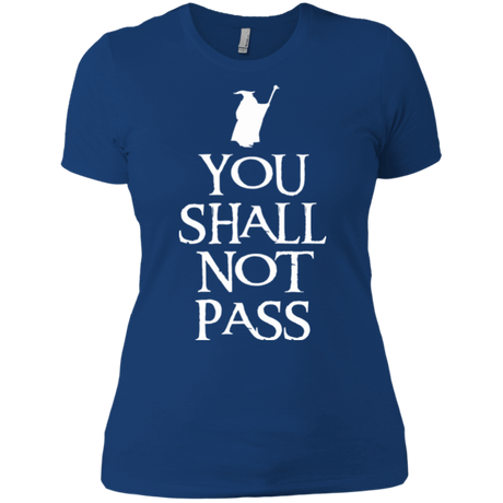 T-Shirts Royal / X-Small You shall not pass Women's Premium T-Shirt