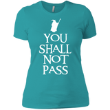 T-Shirts Tahiti Blue / X-Small You shall not pass Women's Premium T-Shirt