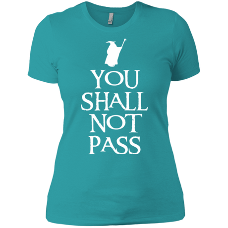 T-Shirts Tahiti Blue / X-Small You shall not pass Women's Premium T-Shirt