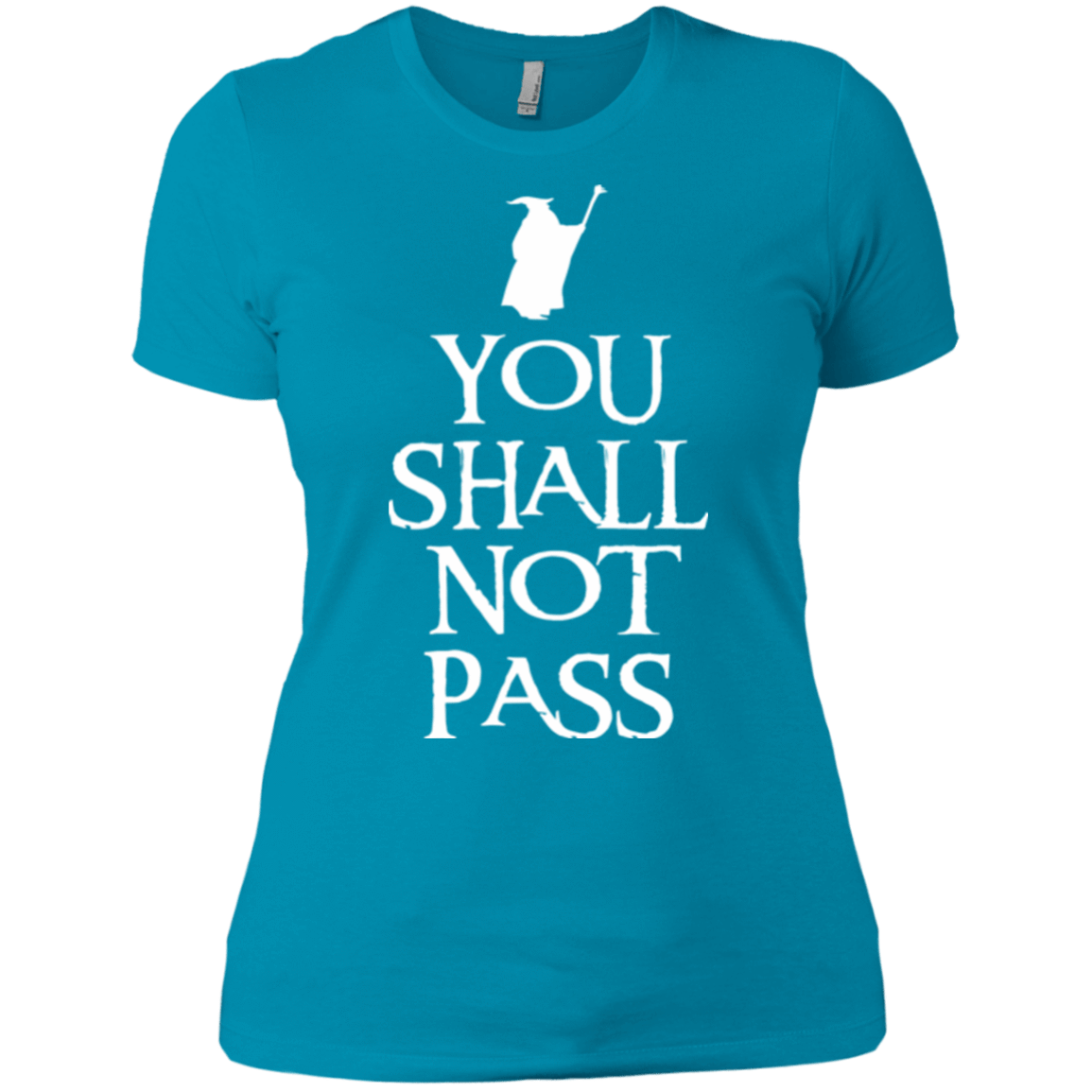T-Shirts Turquoise / X-Small You shall not pass Women's Premium T-Shirt