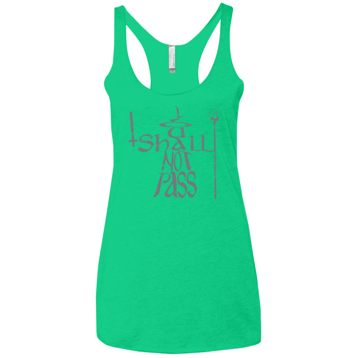 You Shall Not Pass Women's Triblend Racerback Tank