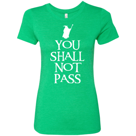 T-Shirts Envy / Small You shall not pass Women's Triblend T-Shirt