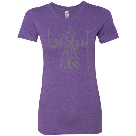 T-Shirts Purple Rush / S You Shall Not Pass Women's Triblend T-Shirt