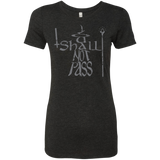 T-Shirts Vintage Black / S You Shall Not Pass Women's Triblend T-Shirt