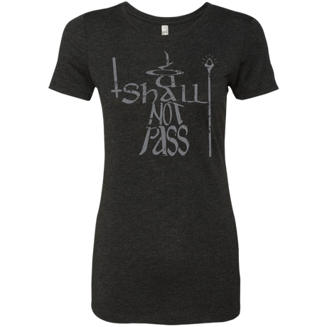 T-Shirts Vintage Black / S You Shall Not Pass Women's Triblend T-Shirt