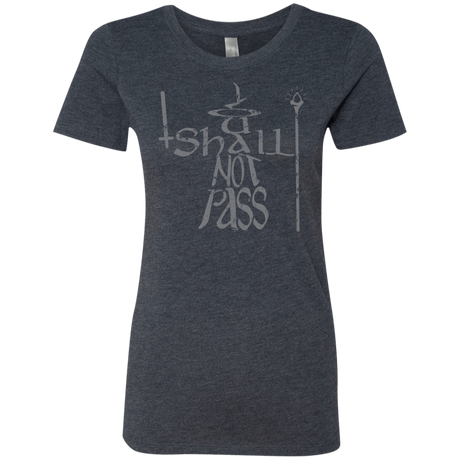 T-Shirts Vintage Navy / S You Shall Not Pass Women's Triblend T-Shirt