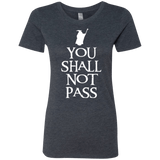 T-Shirts Vintage Navy / Small You shall not pass Women's Triblend T-Shirt