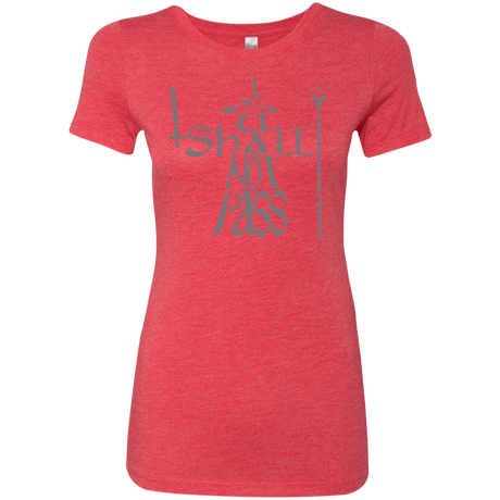 T-Shirts Vintage Red / S You Shall Not Pass Women's Triblend T-Shirt