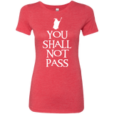 T-Shirts Vintage Red / Small You shall not pass Women's Triblend T-Shirt
