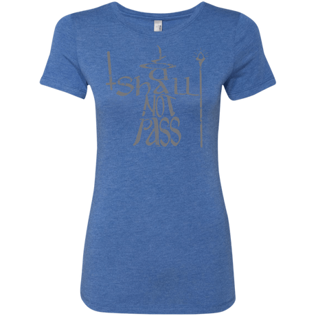 T-Shirts Vintage Royal / S You Shall Not Pass Women's Triblend T-Shirt