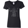 T-Shirts Black / S You Shall Not Pass Women's V-Neck T-Shirt