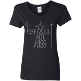 T-Shirts Black / S You Shall Not Pass Women's V-Neck T-Shirt