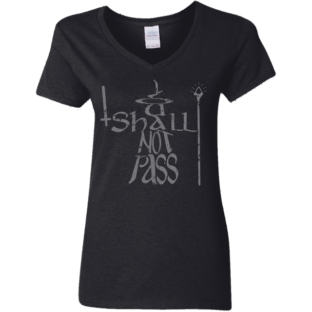 T-Shirts Black / S You Shall Not Pass Women's V-Neck T-Shirt