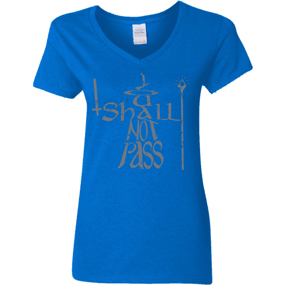 T-Shirts Royal / S You Shall Not Pass Women's V-Neck T-Shirt