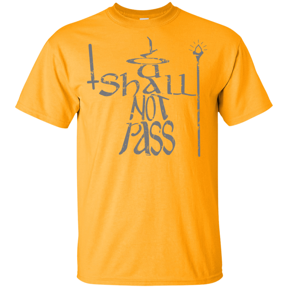 T-Shirts Gold / YXS You Shall Not Pass Youth T-Shirt