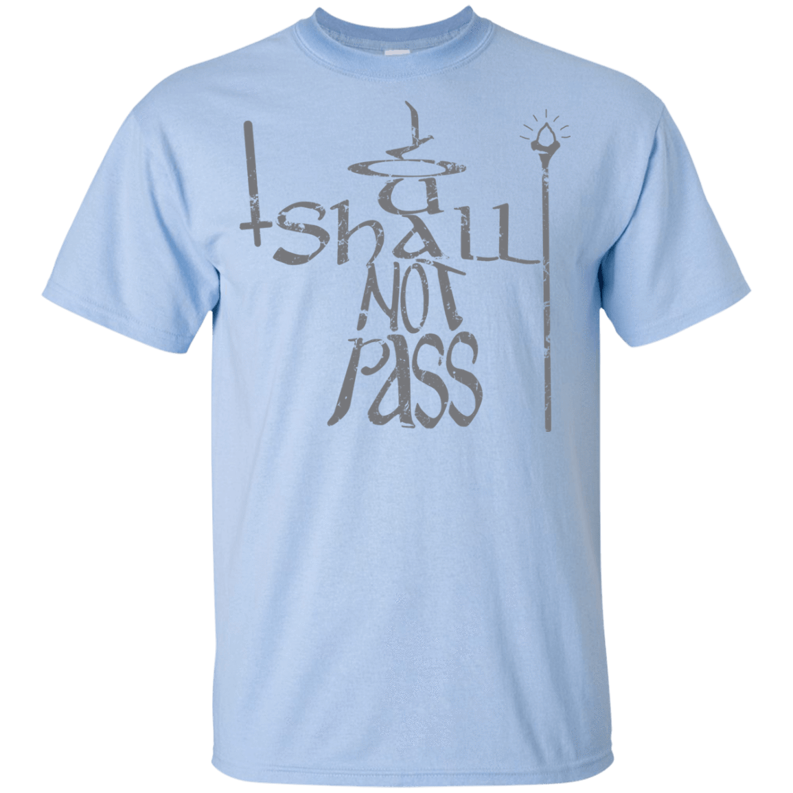 T-Shirts Light Blue / YXS You Shall Not Pass Youth T-Shirt