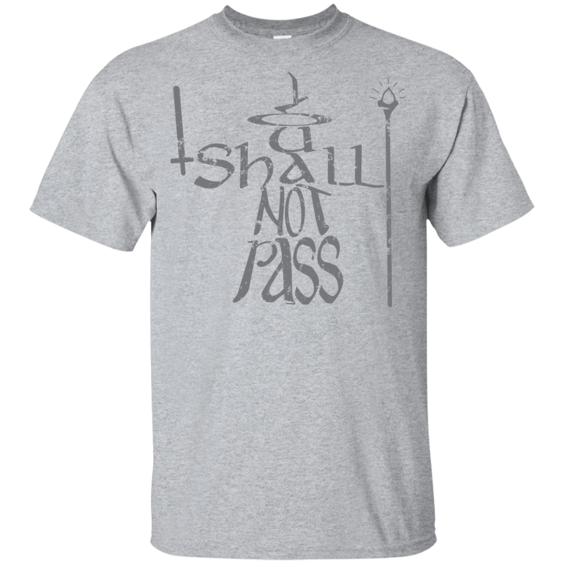 T-Shirts Sport Grey / YXS You Shall Not Pass Youth T-Shirt