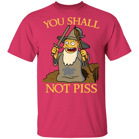 T-Shirts Heliconia / S You Shall Not Piss T-Shirt