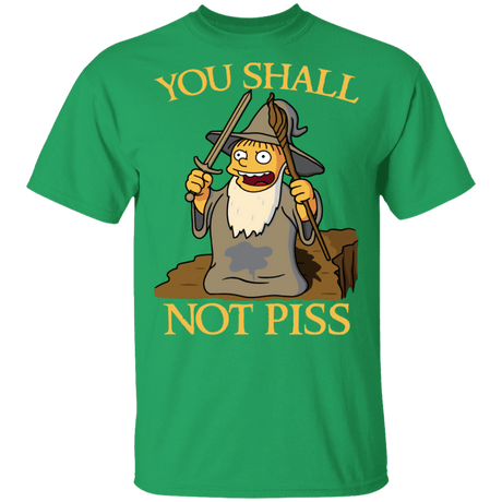 T-Shirts Irish Green / S You Shall Not Piss T-Shirt