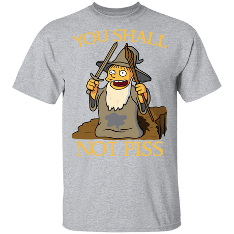 T-Shirts Sport Grey / S You Shall Not Piss T-Shirt