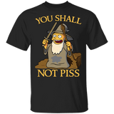 T-Shirts Black / YXS You Shall Not Piss Youth T-Shirt