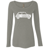 T-Shirts Venetian Grey / Small You Were Only Supposed To Blow The Bloody Doors Off Women's Triblend Long Sleeve Shirt