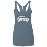 T-Shirts Indigo / X-Small You Were Only Supposed To Blow The Bloody Doors Off Women's Triblend Racerback Tank