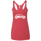 T-Shirts Vintage Red / X-Small You Were Only Supposed To Blow The Bloody Doors Off Women's Triblend Racerback Tank