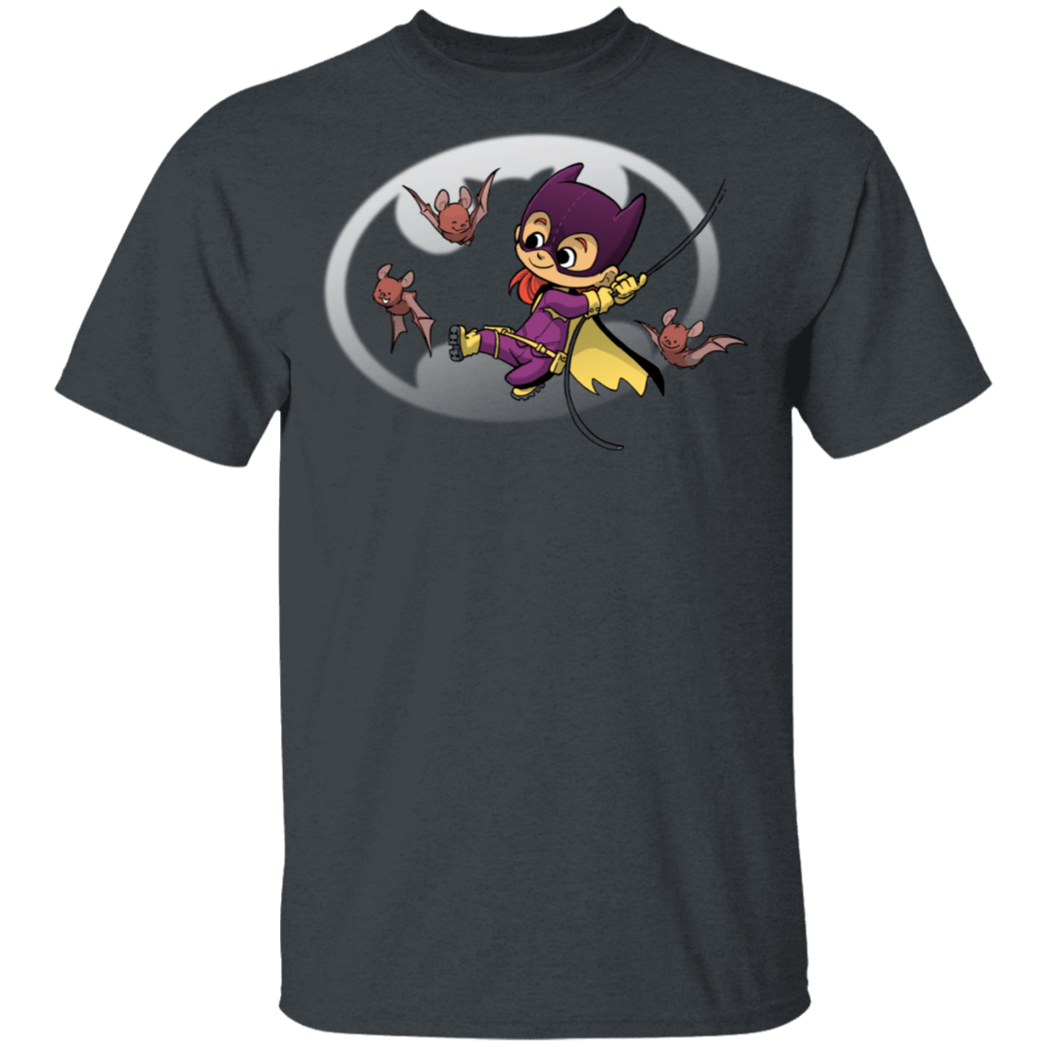 T-Shirts Dark Heather / S Young Hero Batgirl T-Shirt