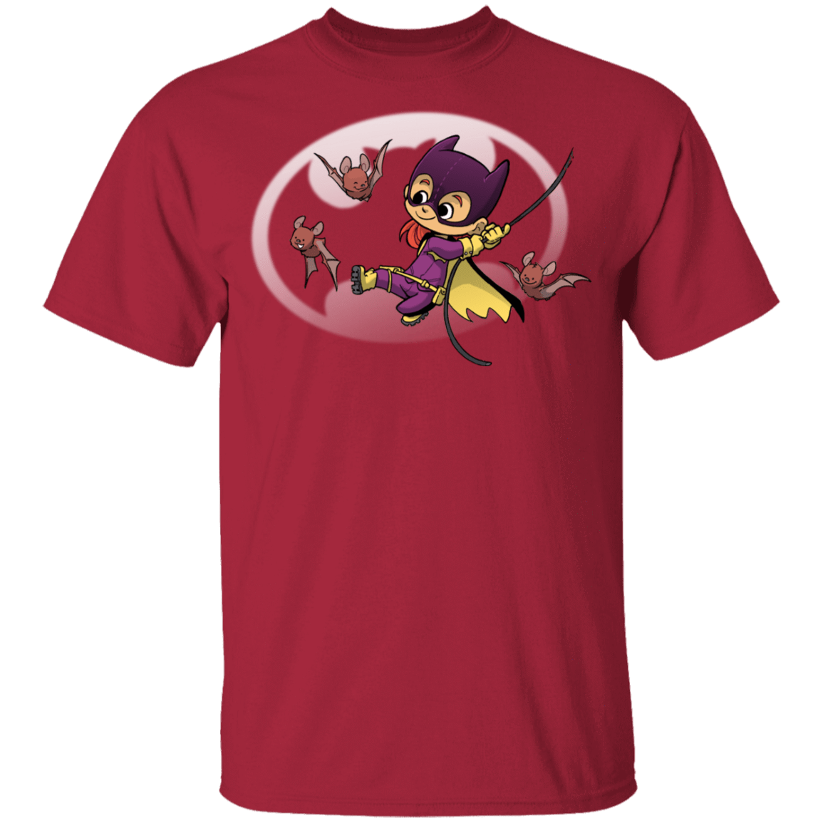 T-Shirts Cardinal / YXS Young Hero Batgirl Youth T-Shirt