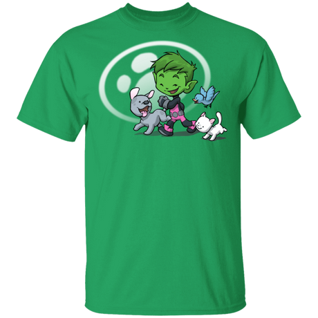 T-Shirts Irish Green / S Young Hero Beast Boy T-Shirt