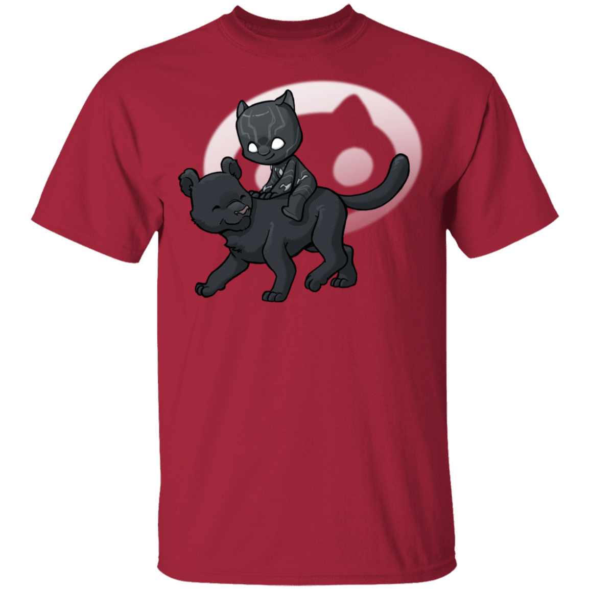 T-Shirts Cardinal / YXS Young Hero Black Panther Youth T-Shirt