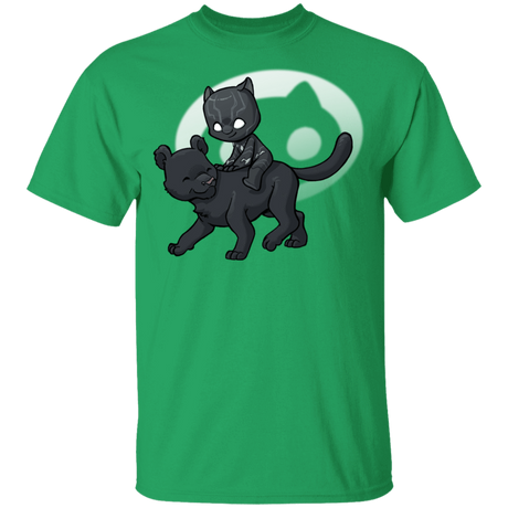 T-Shirts Irish Green / YXS Young Hero Black Panther Youth T-Shirt