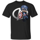 T-Shirts Black / S Young Hero Captain T-Shirt
